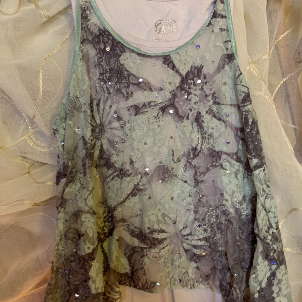 Sparkly tank top